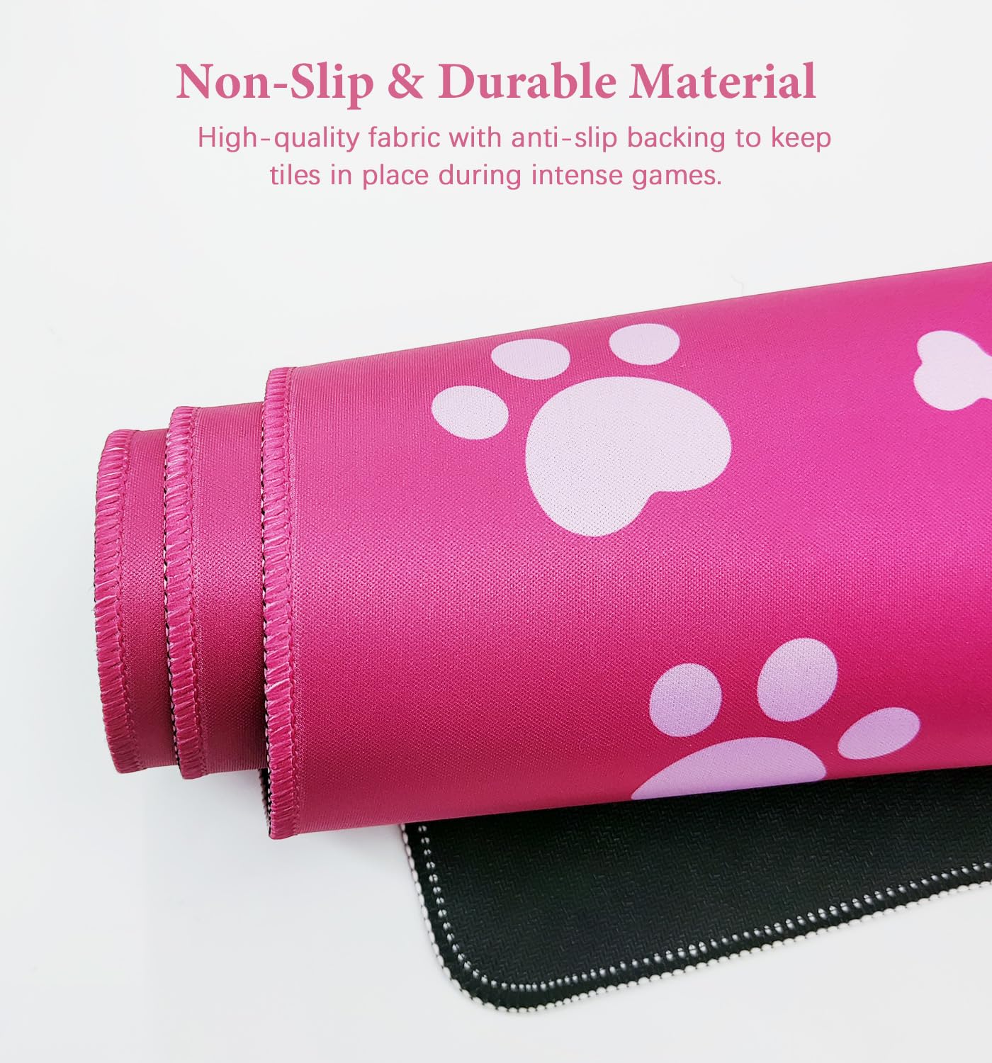 Morihaza Premium Mahjong Mat for Table - Non-Slip Mahjong Table Cloth with Printed Rules - Stylish Mah Jongg Accessories for Women (Style-2)