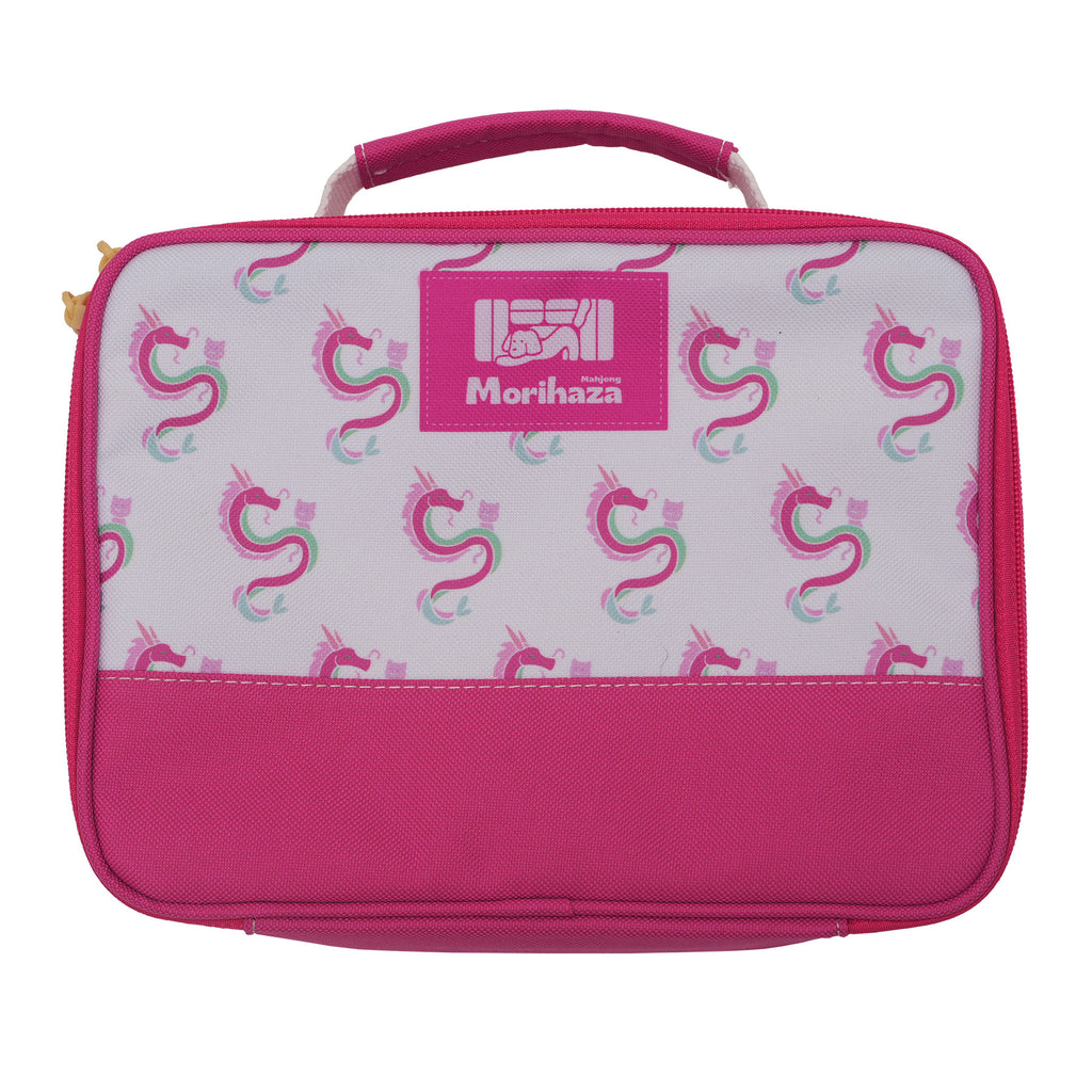 Morihaza Canvas Mahjong Tiles Bag, Empty Zippered Storage Pouch for 160/166 American Mahjong Tiles, Thickened Protective Case for Travel & Game Nights, 10.2"x7.5"x3.5"